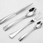 4pcs Stainless Steel Steak Knife Fork Silver – Bild 5