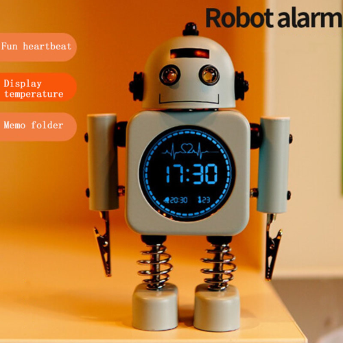data-109.png Robot Smart Digital Alarm Clock Temperature Display For Gifts – Bild 1