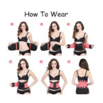 Women Body Shapers Waist Cincher Trimmer Purple – Bild 3