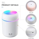 Portable Air Humidifier Mist Sprayer with Colorful Night Light – Bild 3