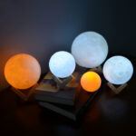 Touch Switch 3D Print Rechargeable Moon Lamp LED Night Light – Bild 5