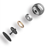 Novelty Decompression Gyroscope Toy Rose Gold – Bild 5
