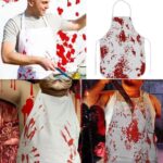 Halloween Adult Bloody Butcher Role Play Dress – Bild 3
