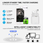 Bluetooth V5.0 Earphones i7mini TWS Wireless earbuds For Iphone 12 – Bild 3