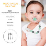 Food-grade Silicone Teething Beads Nipple Clip – Bild 5