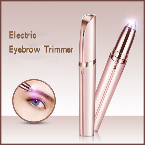 data-1264.jpg Rechargeable Painless Eye Brow Epilator Mini Electric Eyebrow Trimmer – Bild 1