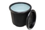 Folding Bath Bucket Black Bath Bucket Adult Thickened Bath Tub – Bild 2