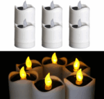 Solar Powered LED Candle Lights for Wedding Party Christmas Decoration – Bild 3