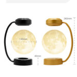 Portable Magnetic Levitation Moon Lamp LED Rotating Dangling Lamp – Bild 2