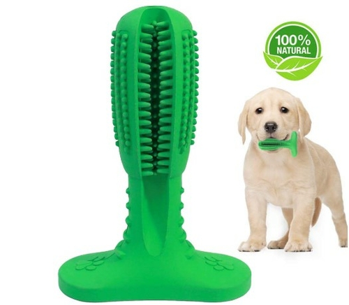 data-1315.jpg Natural Rubber Bite Resistant Dog Toothbrush Toy – Bild 1