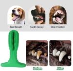 Natural Rubber Bite Resistant Dog Toothbrush Toy – Bild 2
