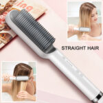New PTC Heating Hair Straightener Brush Ceramic – Bild 2