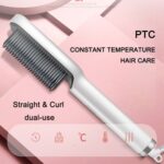 New PTC Heating Hair Straightener Brush Ceramic – Bild 4