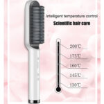 New PTC Heating Hair Straightener Brush Ceramic – Bild 5