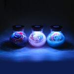 LED RGB Flower Lamp Desk light Xmas Gift Blue – Bild 2
