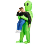 Inflatable Costume Green Alien Adult Party Dress – Bild 3
