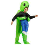 Inflatable Costume Green Alien Adult Party Dress – Bild 5