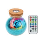 LED RGB Flower Lamp Desk light Xmas Gift Blue – Bild 4