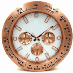 Luxury Wall Clock Metal Art Watch Large Wall Clock For Home – Bild 3