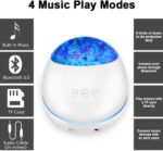 Portable Ocean Wave Projector Night Light Bluetooth Music Player – Bild 4