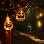 Halloween Decorative String Lights Pumpkin Ghost – Bild 2