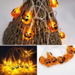 Halloween Decorative String Lights Pumpkin Ghost – Bild 3