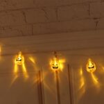 Halloween Decorative String Lights Pumpkin Ghost – Bild 4