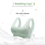 Thailand Latex Underwear Women's Bra Seamless Steel Ring Bra – Bild 2