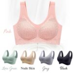 Thailand Latex Underwear Women's Bra Seamless Steel Ring Bra – Bild 6