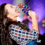 Karaoke Wireless Microphone Speaker Dance Light – Bild 2