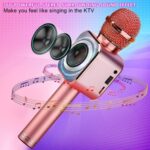 Karaoke Wireless Microphone Speaker Dance Light – Bild 3