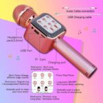Karaoke Wireless Microphone Speaker Dance Light – Bild 4