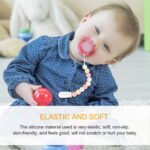 2 Food-grade Silicone Teething Beads Nipple Clip – Bild 2