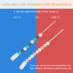 2 Food-grade Silicone Teething Beads Nipple Clip – Bild 3