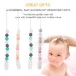 2 Food-grade Silicone Teething Beads Nipple Clip – Bild 4