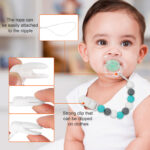 2 Food-grade Silicone Teething Beads Nipple Clip – Bild 5