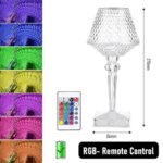 Romantic Diamond Crystal Lamp for Home Restaurant Bar