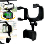 360 Degrees Car Phone Holder Car Rearview Mirror Mount Phone Holder – Bild 2