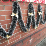 Xmas Party Decoration Coloured Ribbon Gift