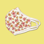 Washable reusable floral flower print face mask – Bild 6