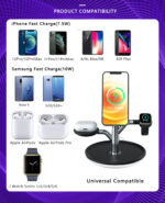 Kabelloser Ladeständer – kompatibel mit iPhone, Apple Watch & AirPods – Bild 2