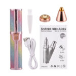 2 In 1 Electric Eyebrow Trimmer Female Women Epilator Eye Brow Lip