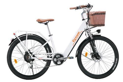 data-190.jpg CYSUM Cityrun 26 inch 250w step through ebike for women – Bild 1