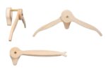 wall hangers trouser hangers in ash woods, ready for sale