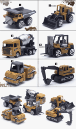 6pcs Alloy Vehicle Car Toys For Boys Kids Birthday Gifts – Bild 3