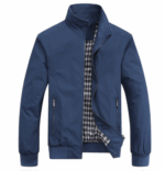 Men's Casual Slim Fit Lightweight Zip Up Softshell Bomber Jacket – Bild 2