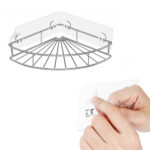 Bathroom Adhesive Shower Shelf Organizer Storage – Bild 3