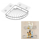 Bathroom Adhesive Shower Shelf Organizer Storage – Bild 4