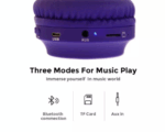 Foldable Super bass cat ear bluetooth wireless headphones – Bild 4