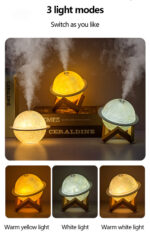 200Ml 3D Moon Lamp Air Purifier – Bild 4